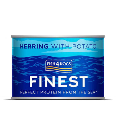 Fish4Dogs Finest Herring with Potato Complete Adult Wet Dog Food 185g - 185G